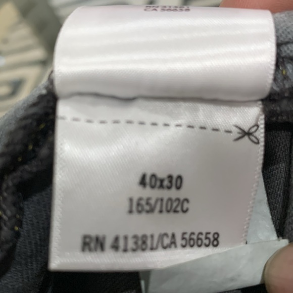 Men’s POLO RALPH LAUREN gray denim The Varick Slim Straight 40x30 - Picture 6 of 6